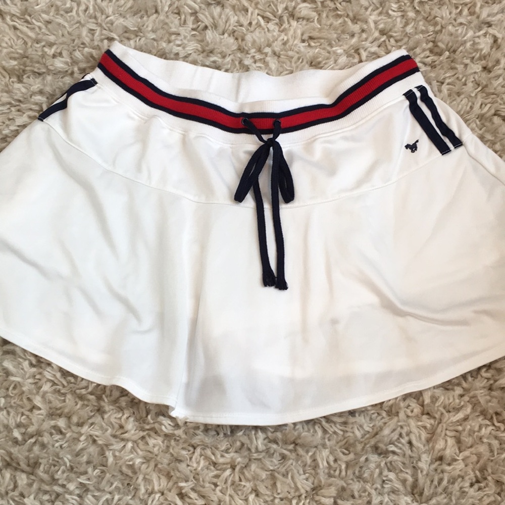 Womens white tennis skirt